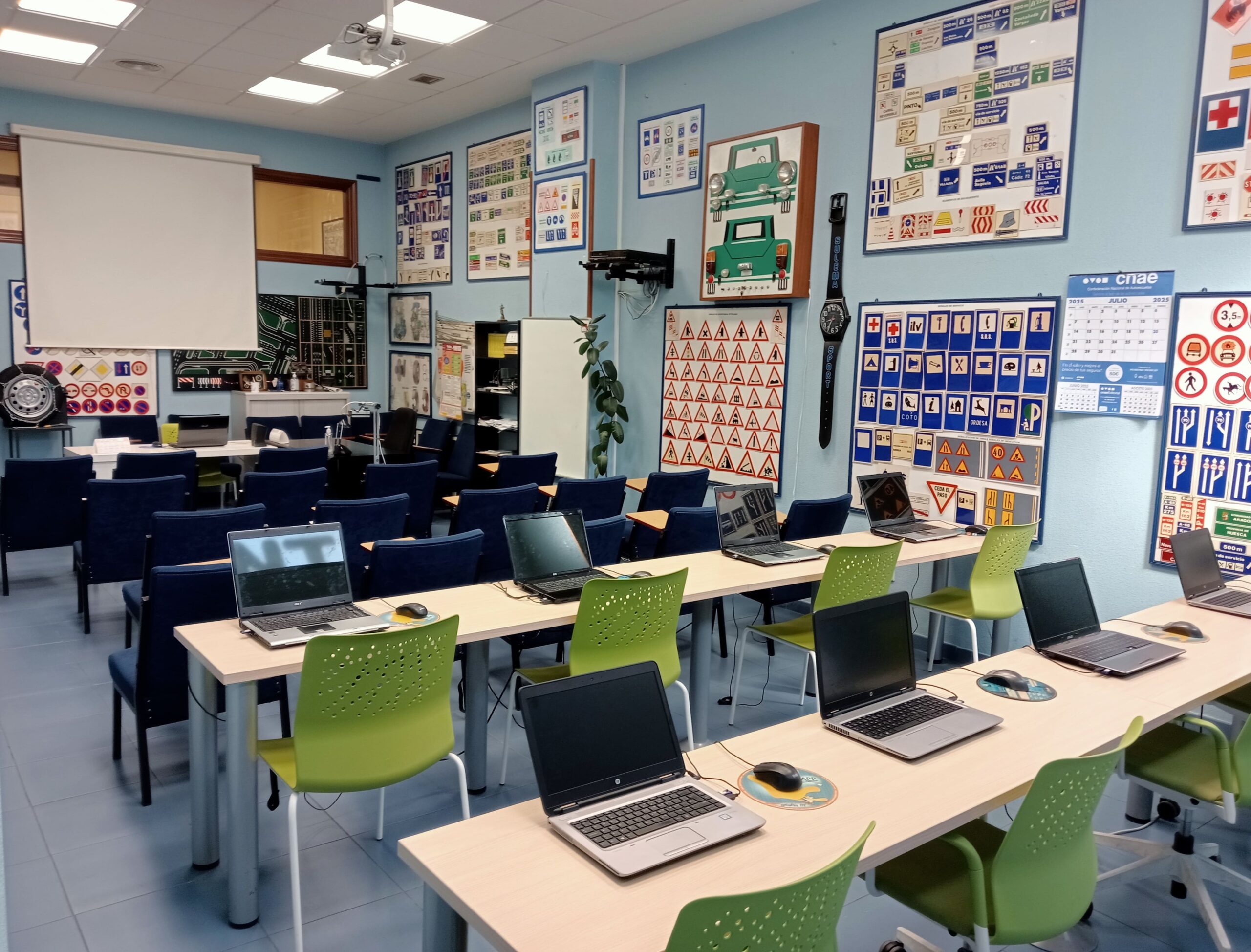 Aula de Autoescuela Belmonte