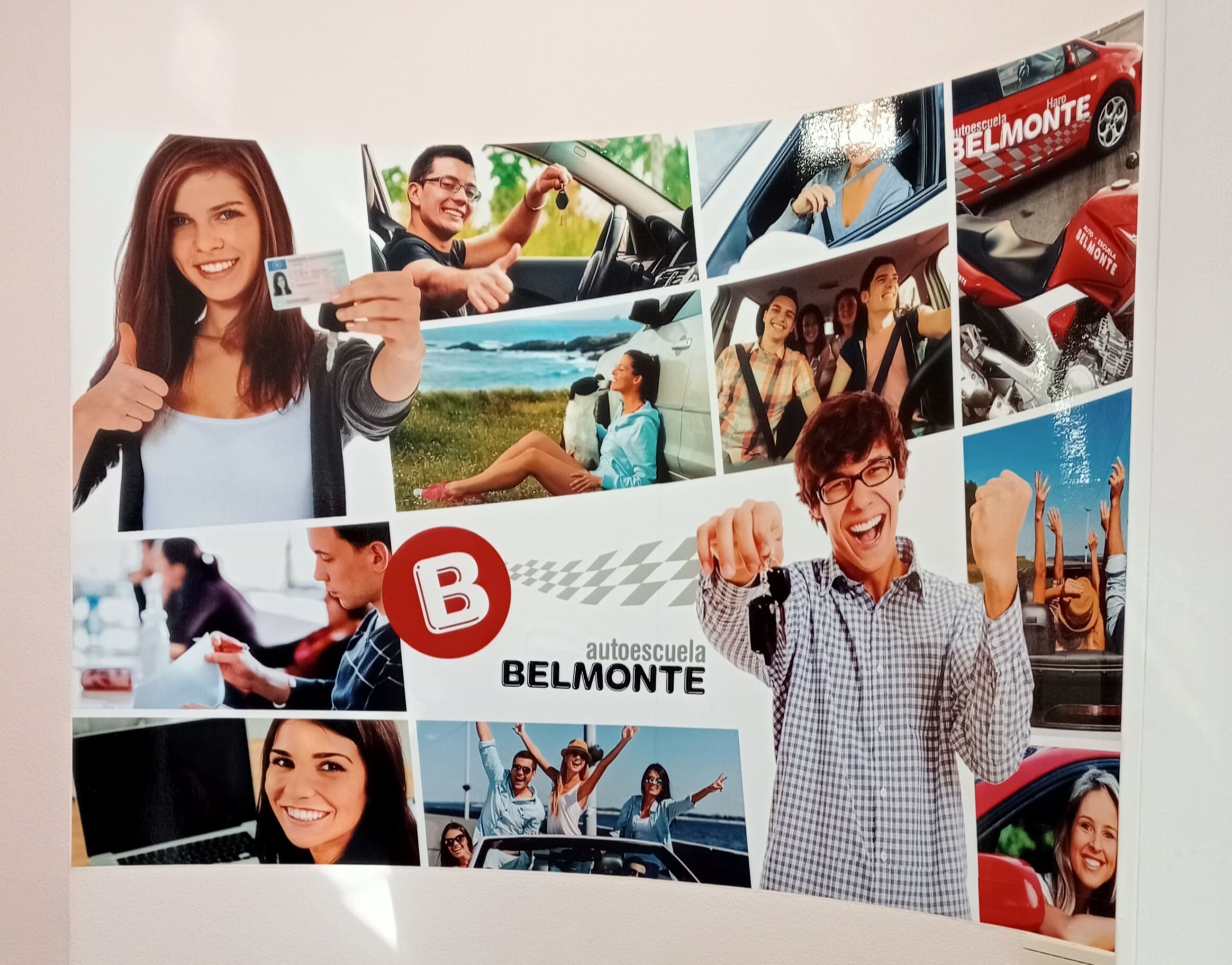 Panel de Autoescuela Belmonte